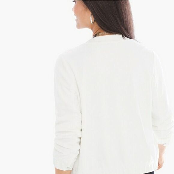 Travelers Collection by Chico's Bomber Jacket - Picture 2 of 8